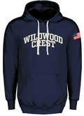 CREST Appliqué HOOD - VINT. BLUE