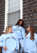 THE SOMETHING BLUE MOCK NECK