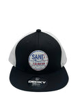 KIDS HAT-USA BLK/WHT