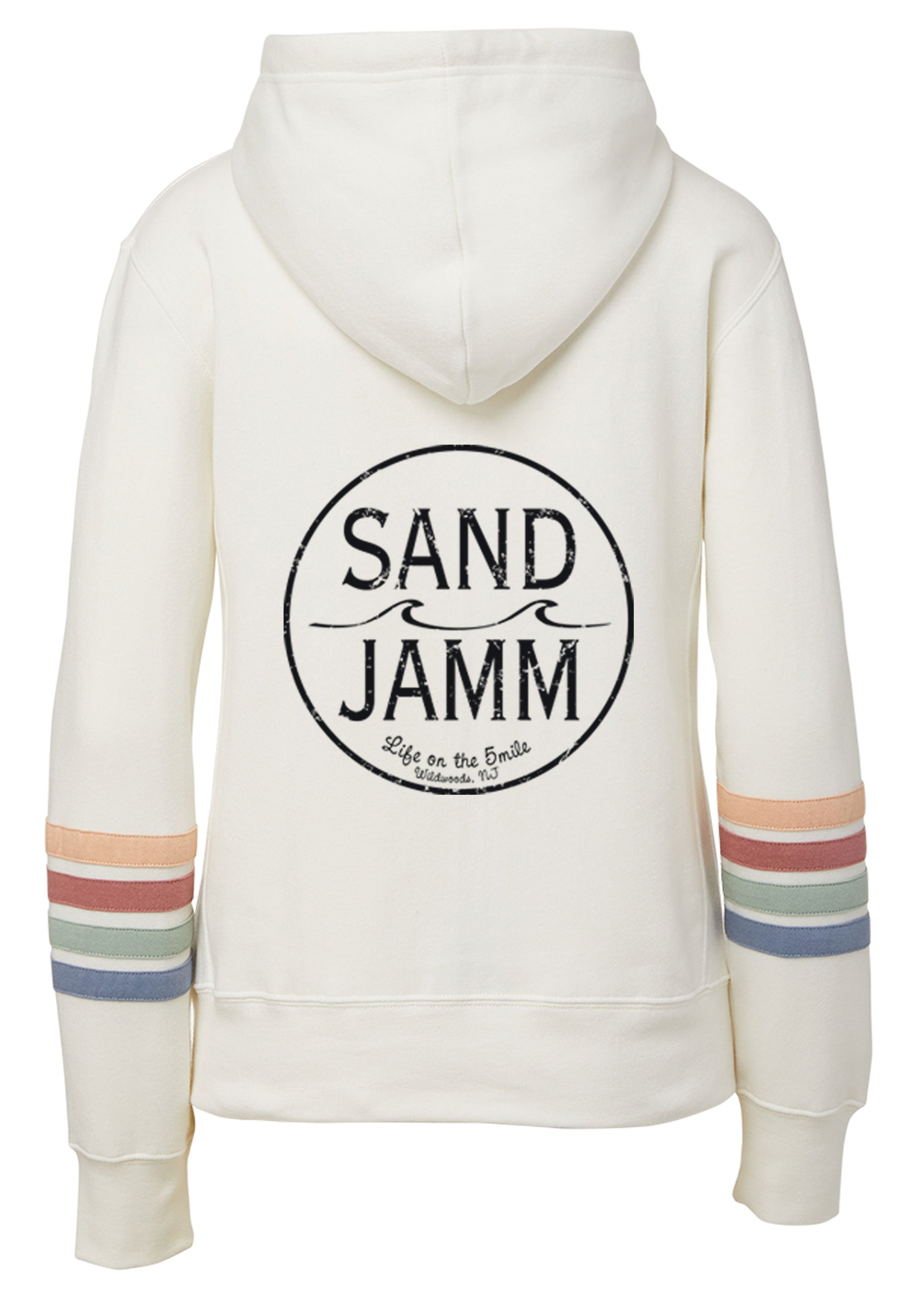 SJ STRIPE ZIP - IVORY