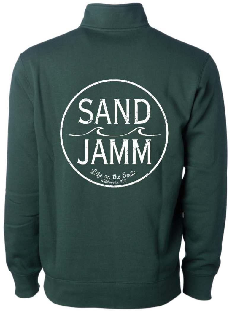 SJ 1/4 ZIP - ALPINE GRN