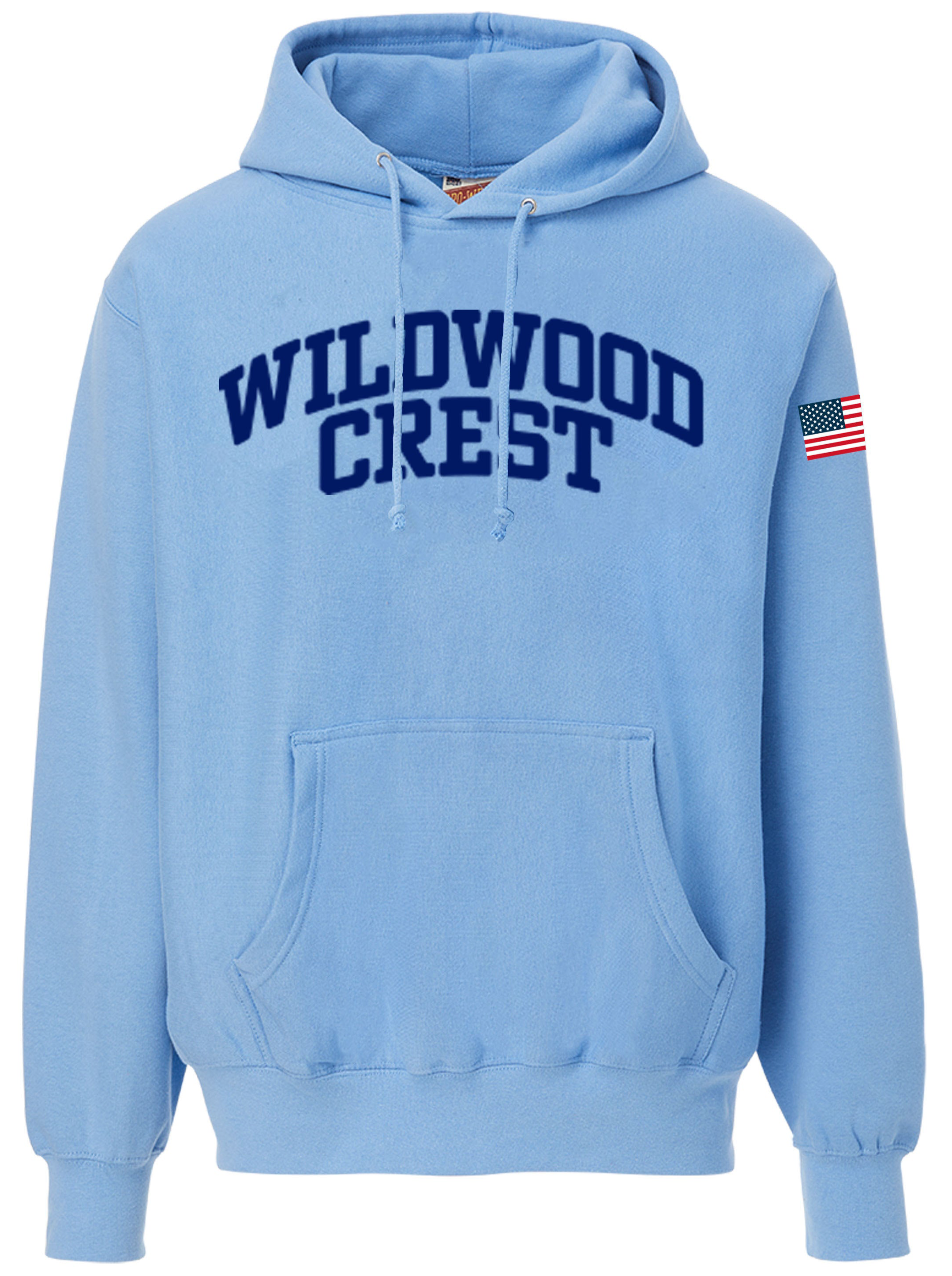 CREST Appliqué HOOD - COL. BLUE
