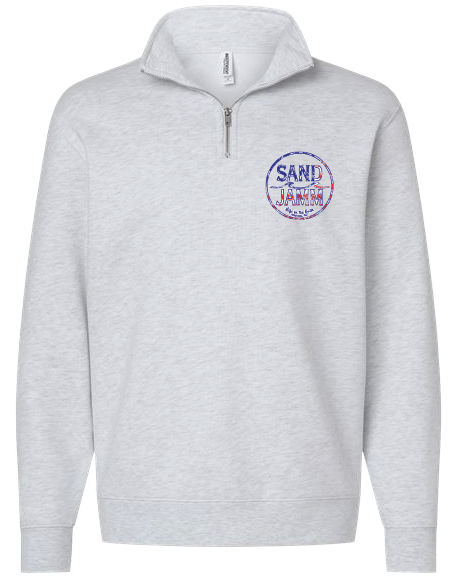 USA 1/4ZIP- ASH HTR