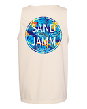 BLUE TROP TANK - IVORY