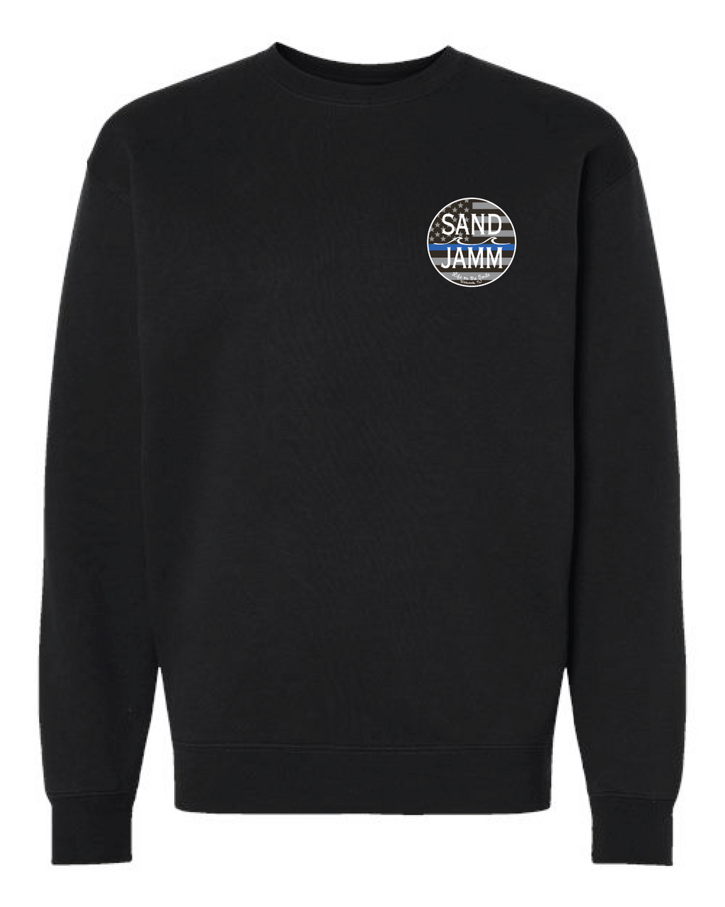 BLUE LINE CREW - BLACK