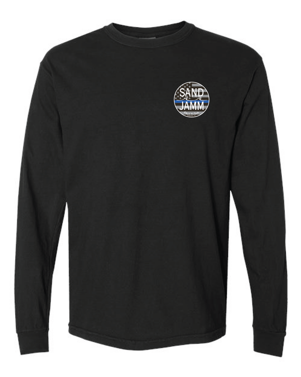 BLUE LINE LS - BLACK
