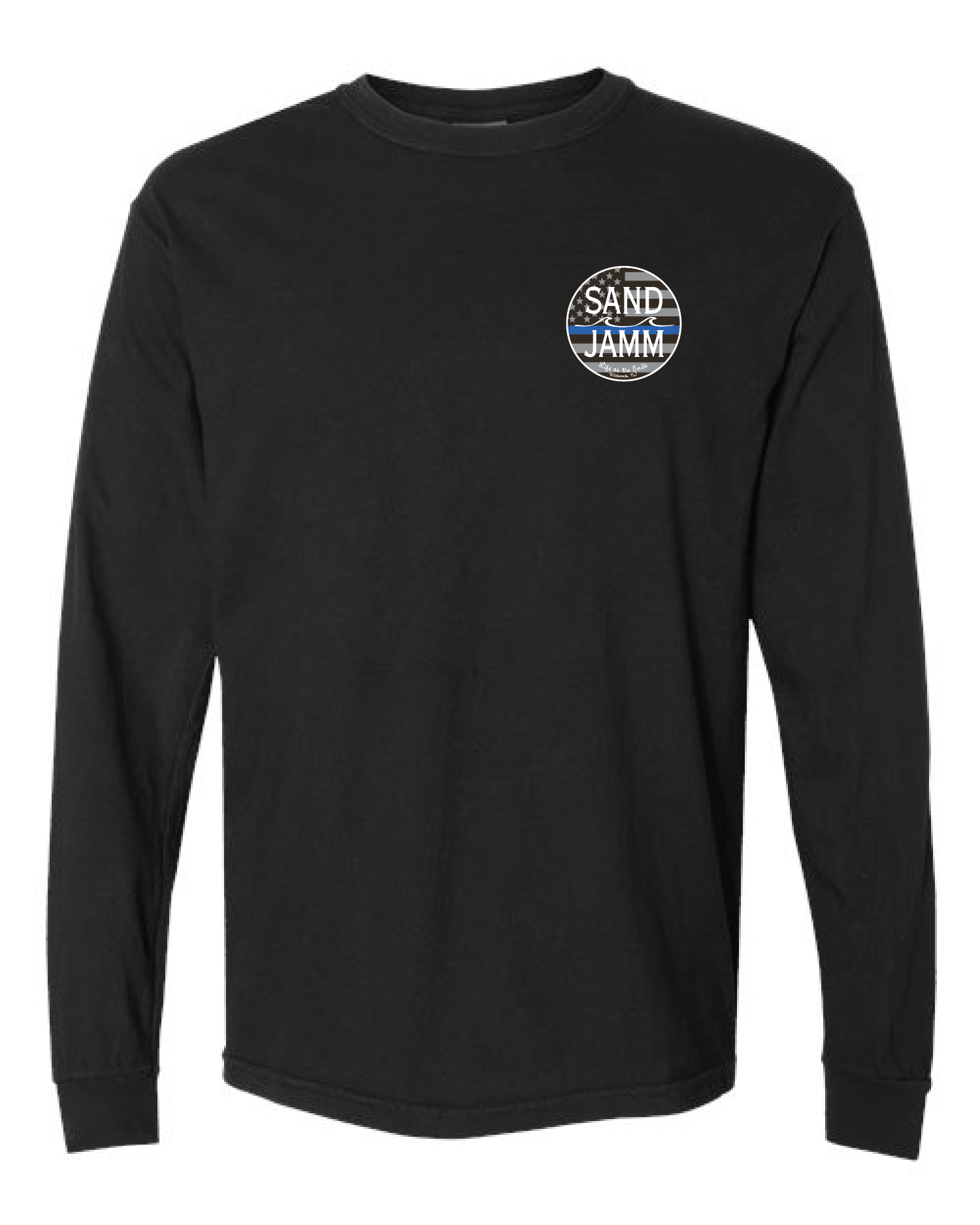 BLUE LINE LS - BLACK