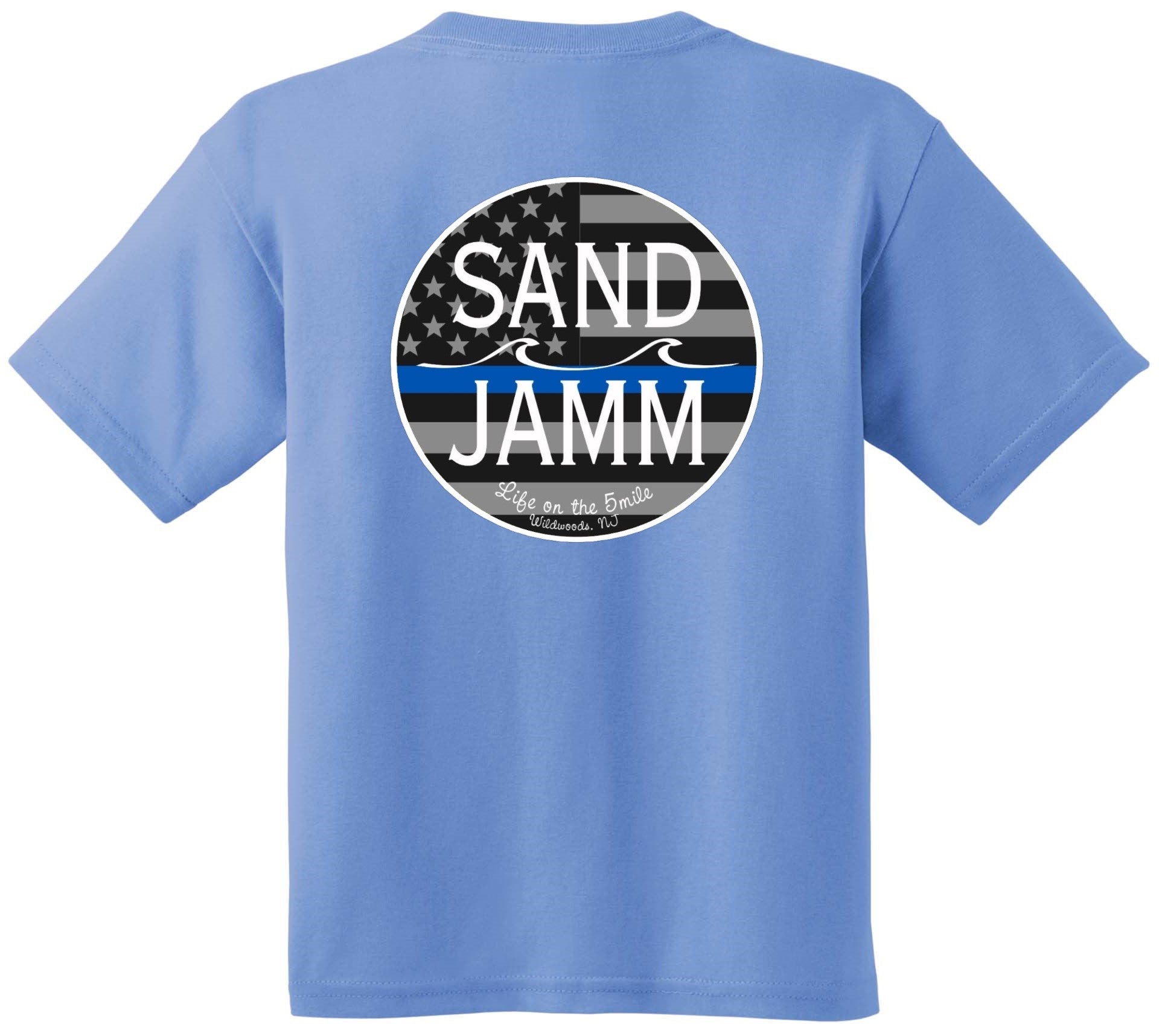 SJ KIDS TEE - BLUE LINE/BLUE