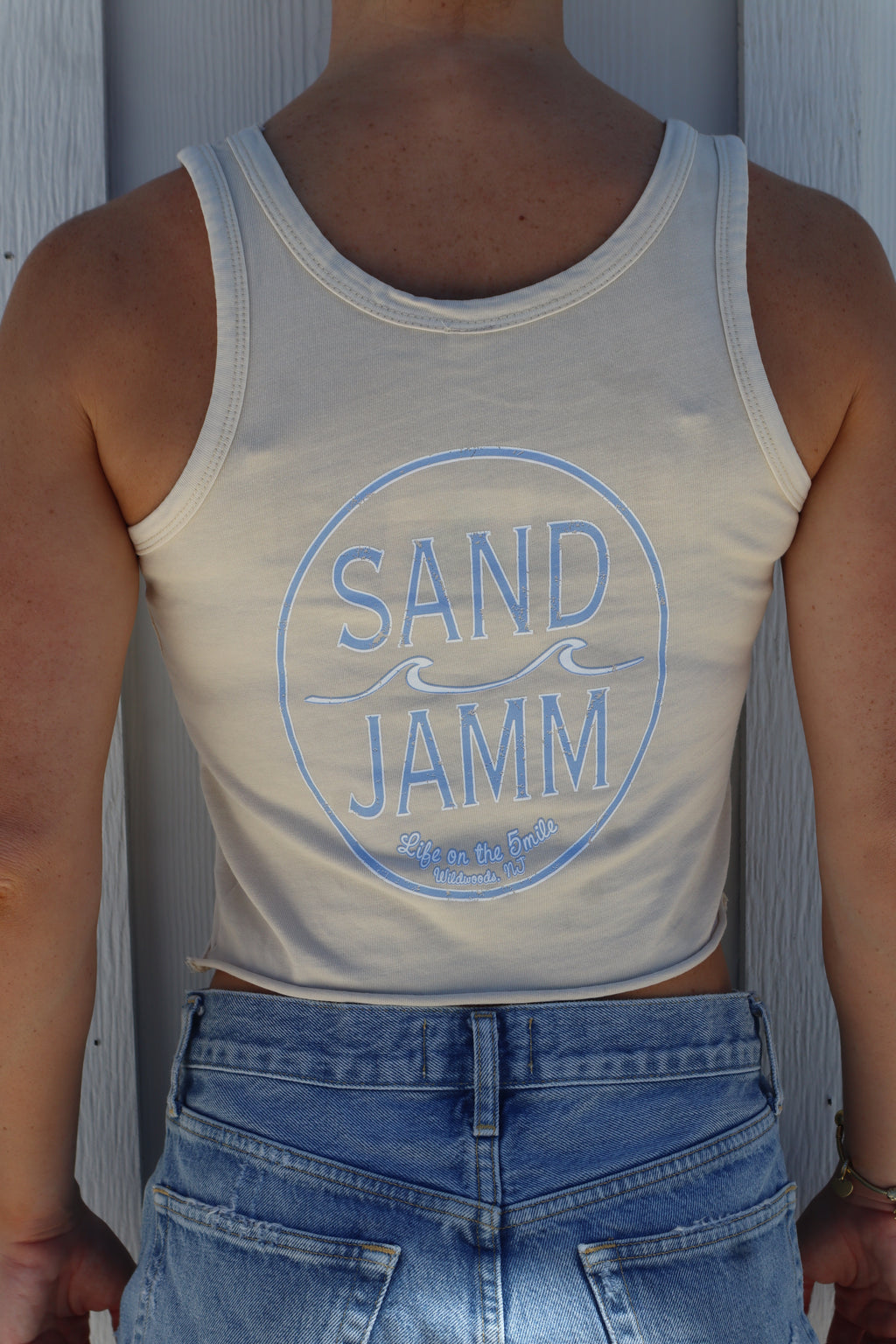 COASTAL BLUE-TANK - KHAKI