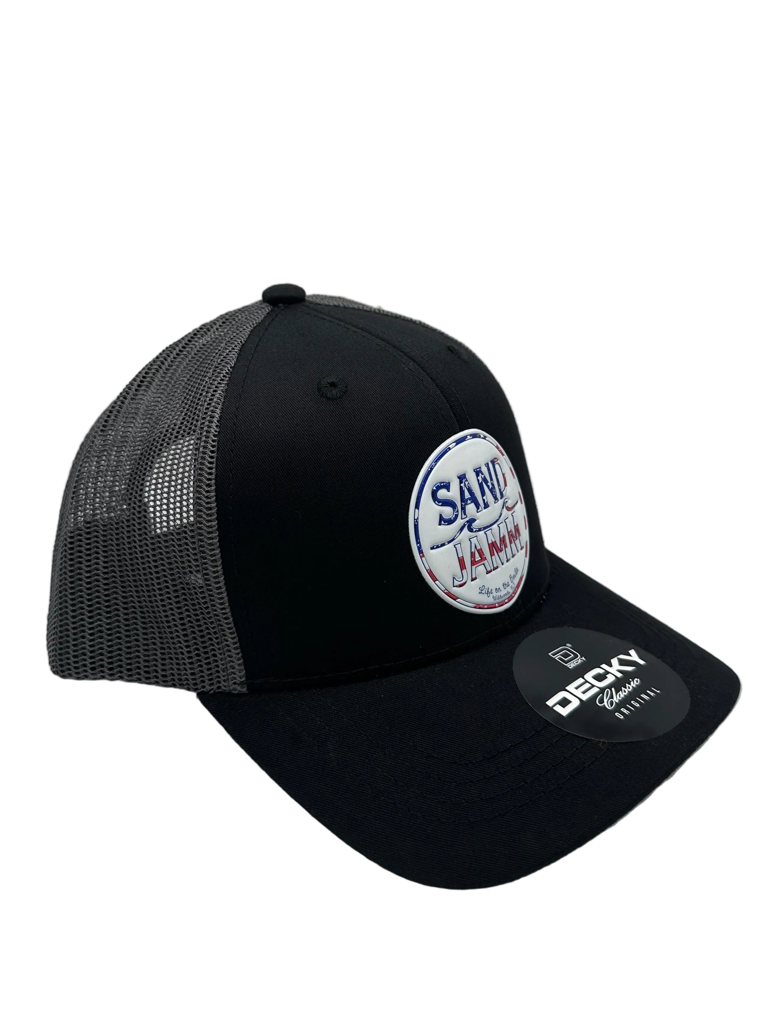 KIDS HAT-USA BLK/CHARCOAL