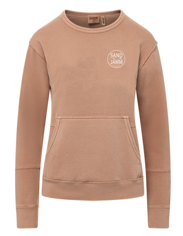 LADIES COASTAL CREW - SAND