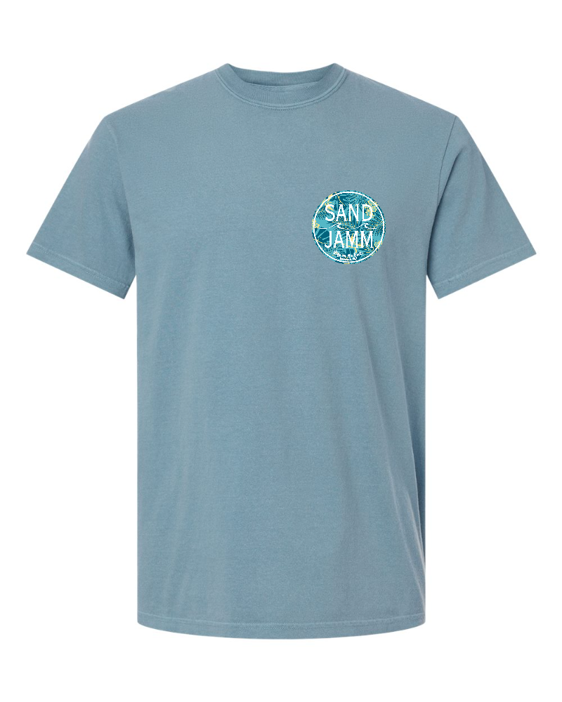 COASTAL PALM - ICE BLUE