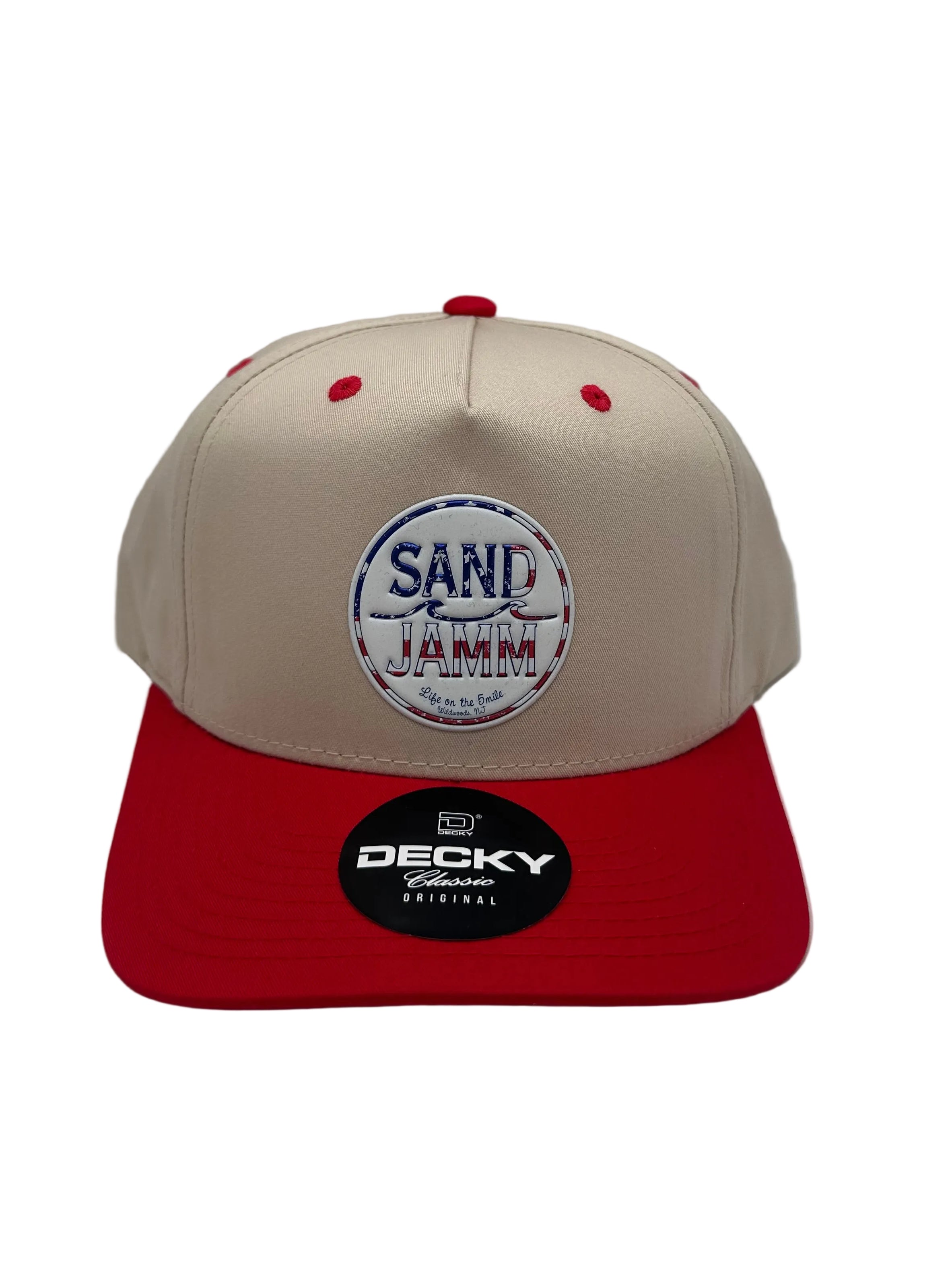SJ USA- STONE/RED