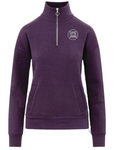 SJ - 1/4 ZIP - EGGPLANT