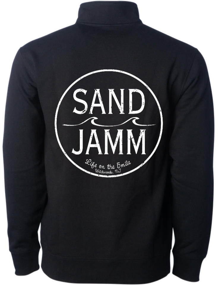 SJ 1/4 ZIP - BLACK