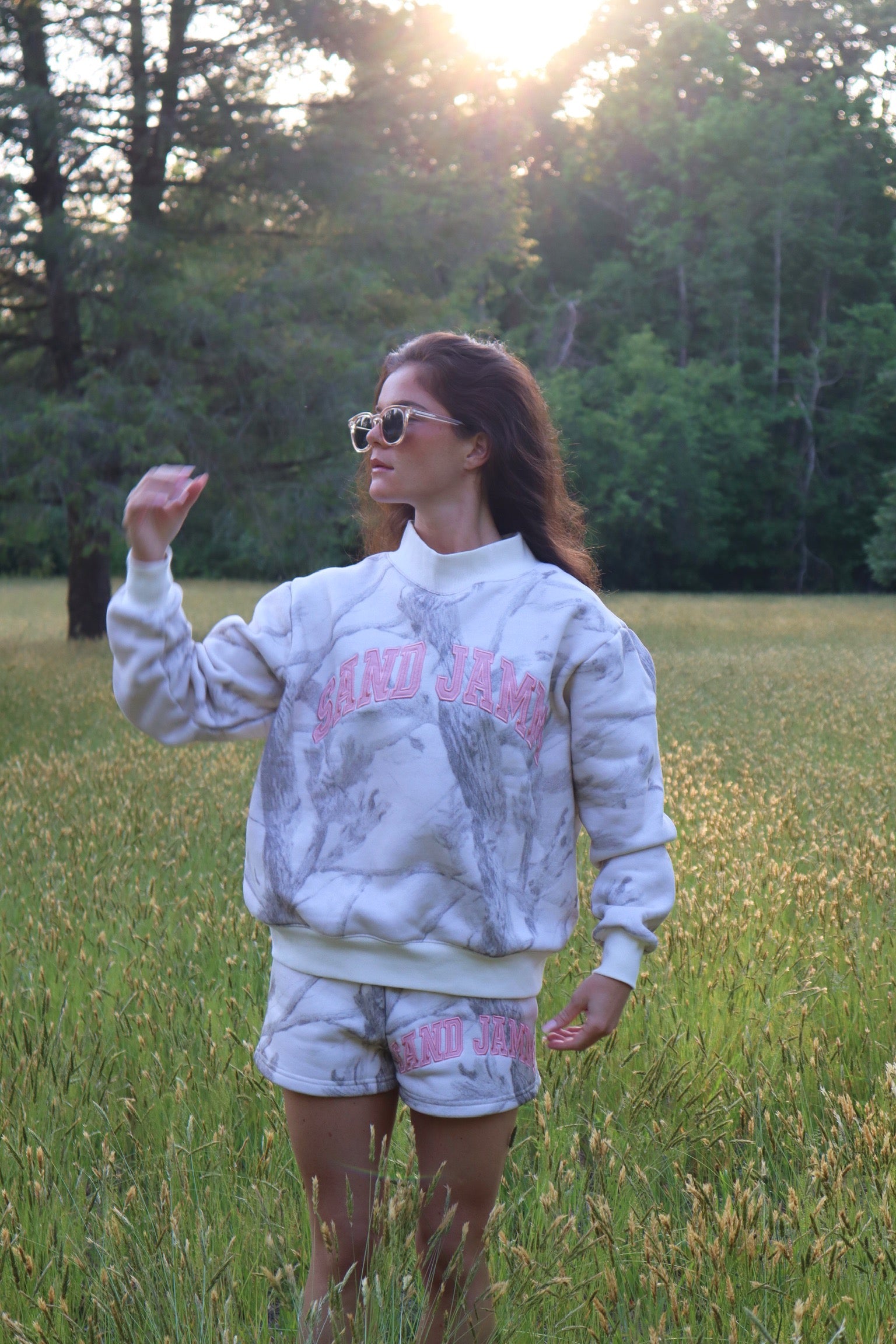 THE CAMO MOCK NECK