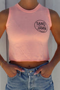 SJ CROP/TEE - SHELL
