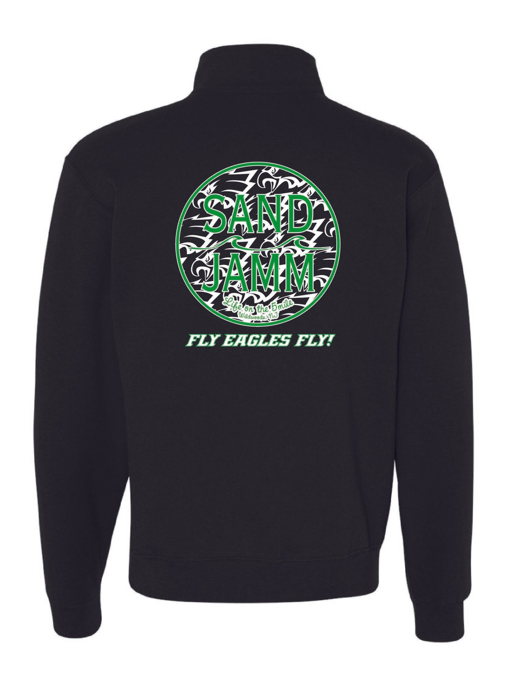 SJ EAG-1/4 ZIP - BLACK