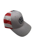 Classic Trucker Hat - Grey/USA (Navy Logo)