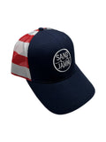 Classic Trucker Hat - Navy/USA