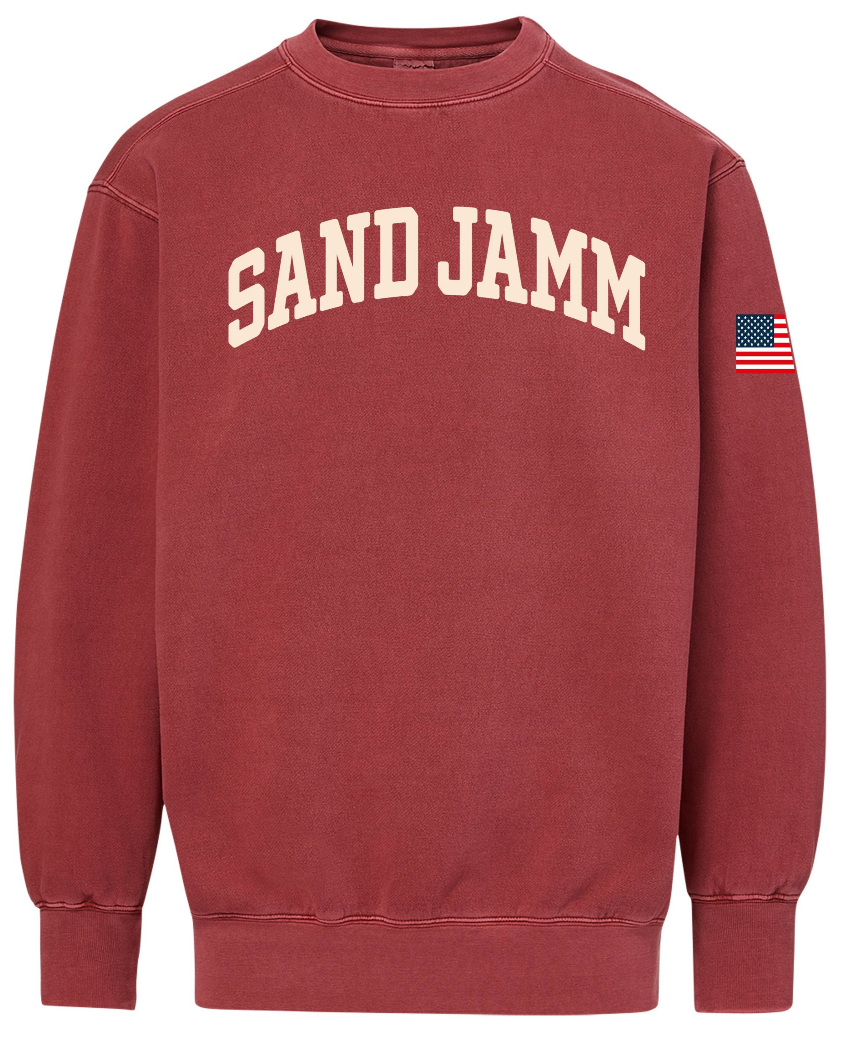 SJ Appliqué CREW - SCARLET