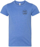 Classic Youth Tee - Heather Columbia Blue