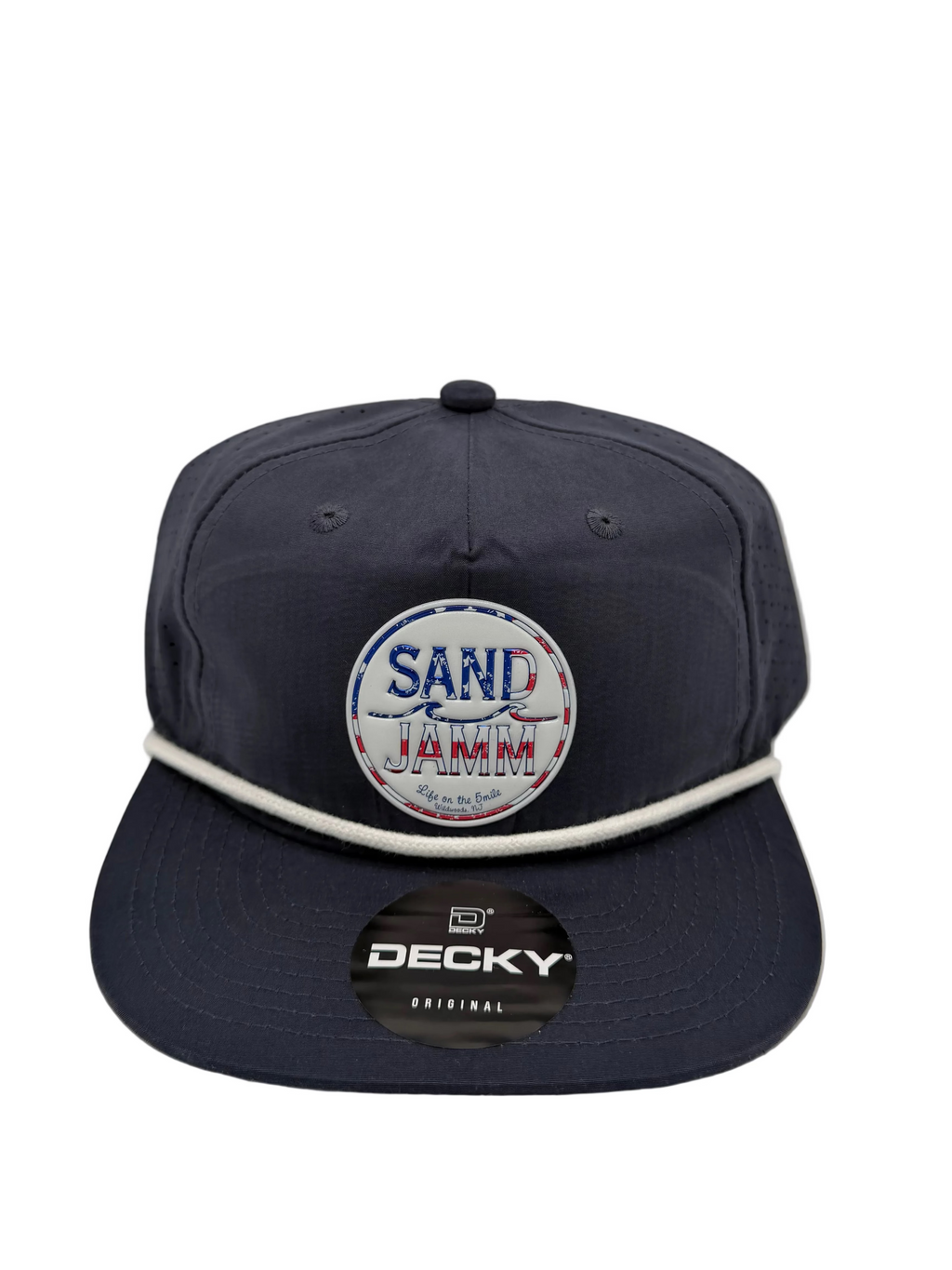 SJ HAT/USA-NVY/WHT