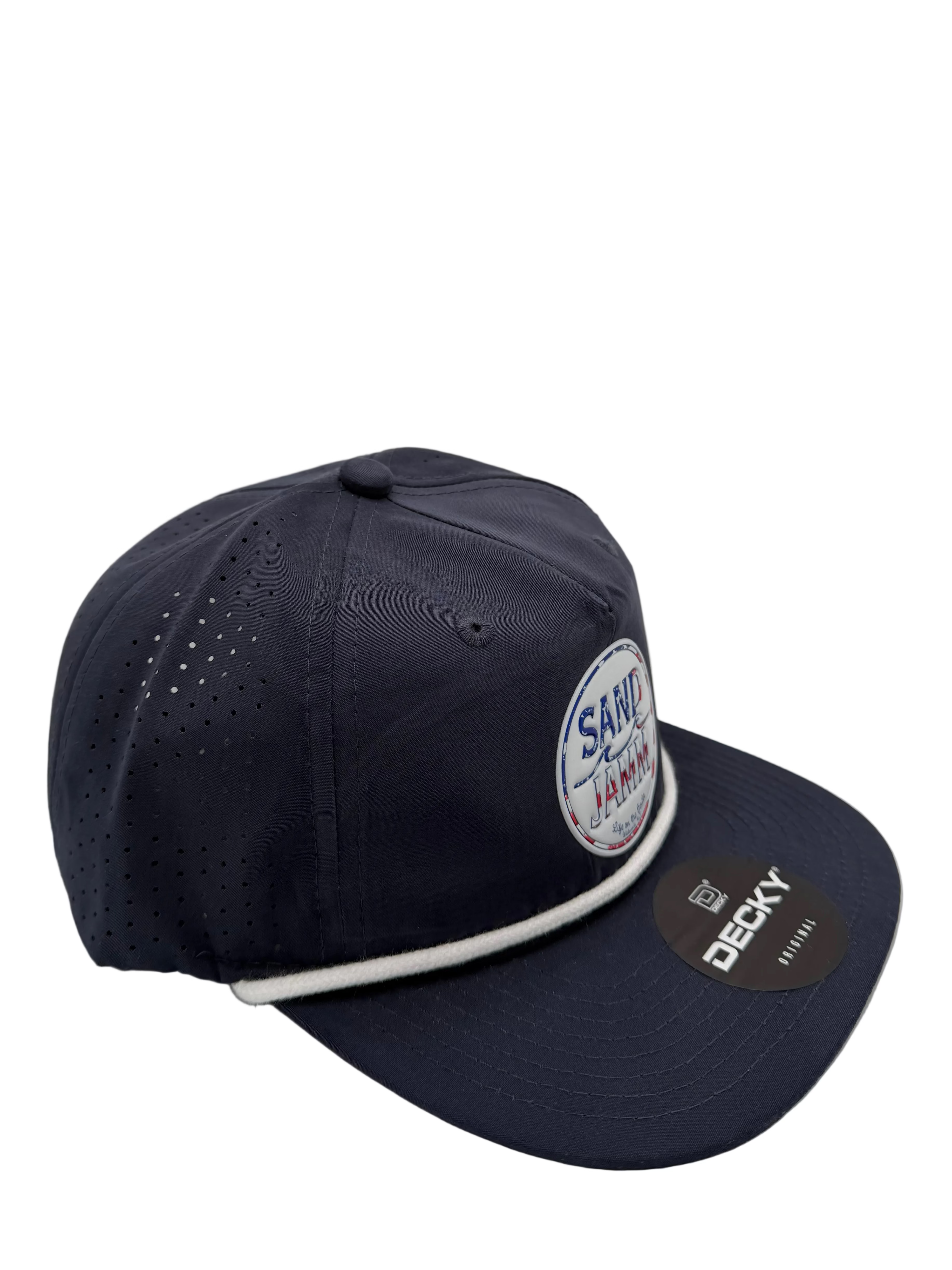 SJ HAT/USA-NVY/WHT