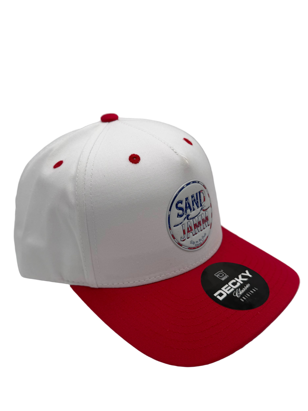 SJ USA- WHITE/RED