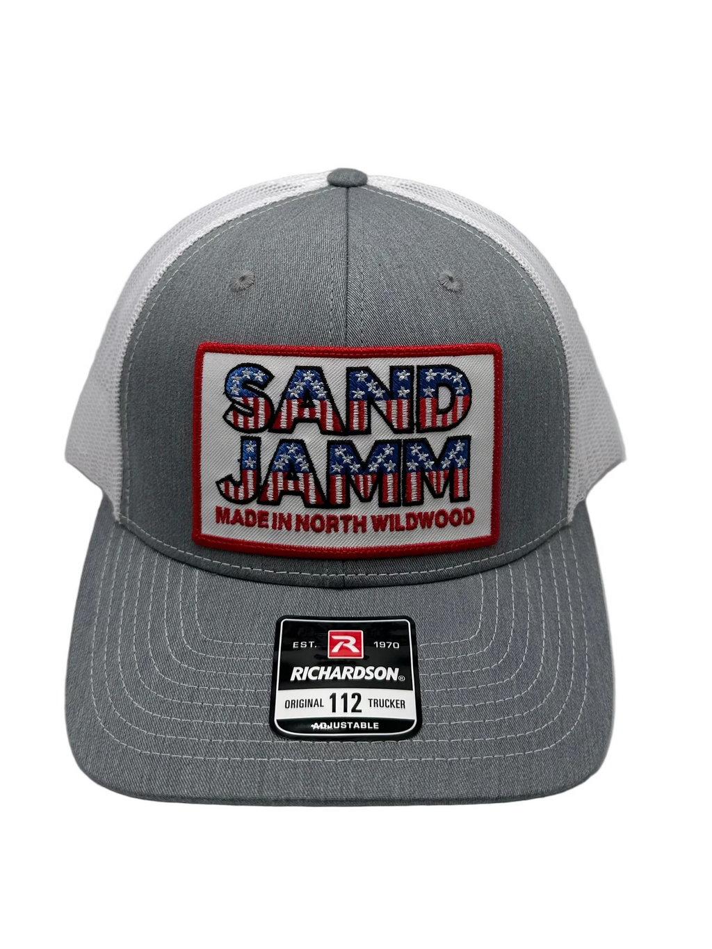 SJ PATRIOT-HTR GREY/WHT