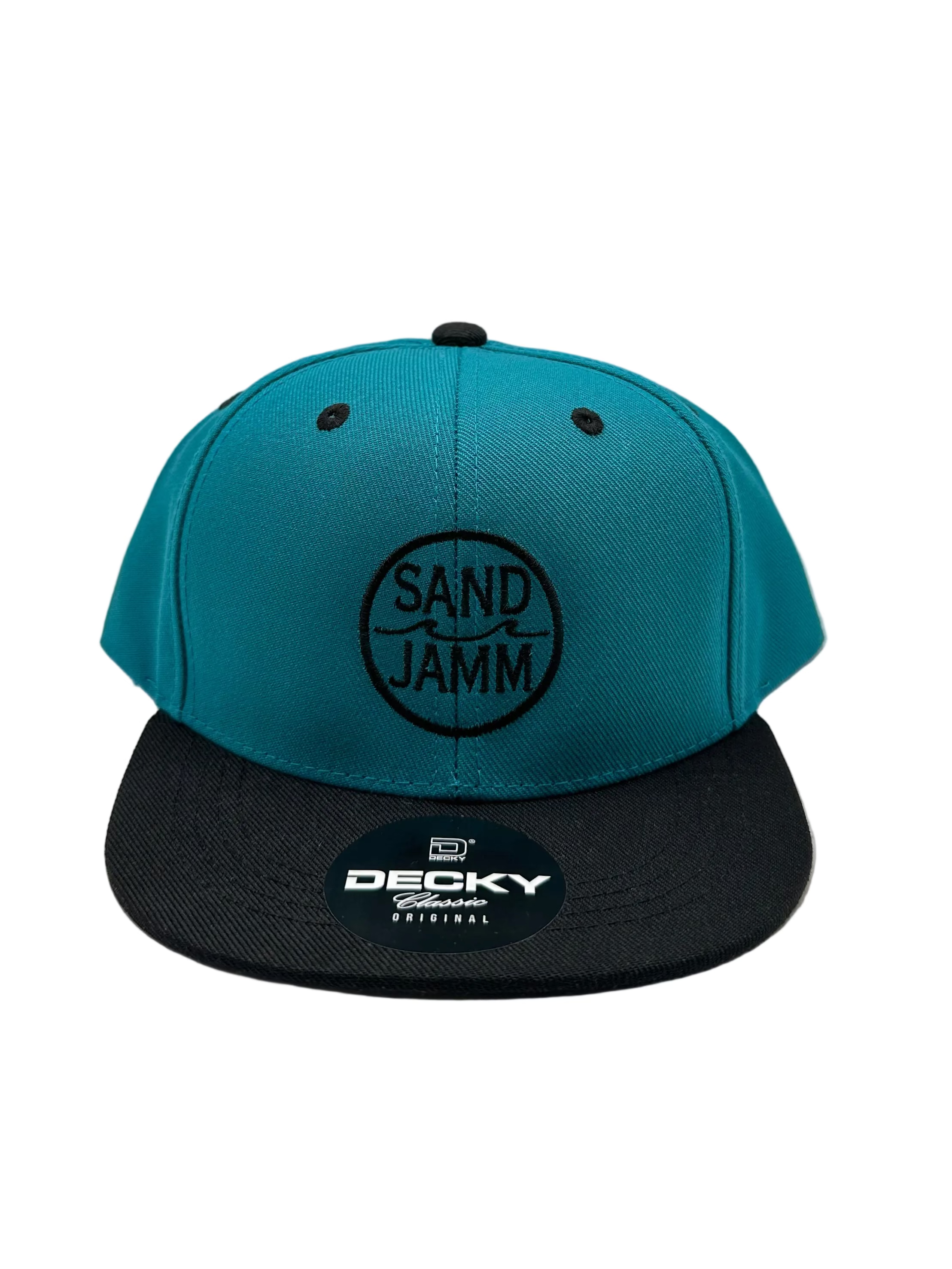 KIDS HAT-TEAL/BLACK