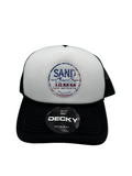 KIDS HAT-USA BLK/WHT