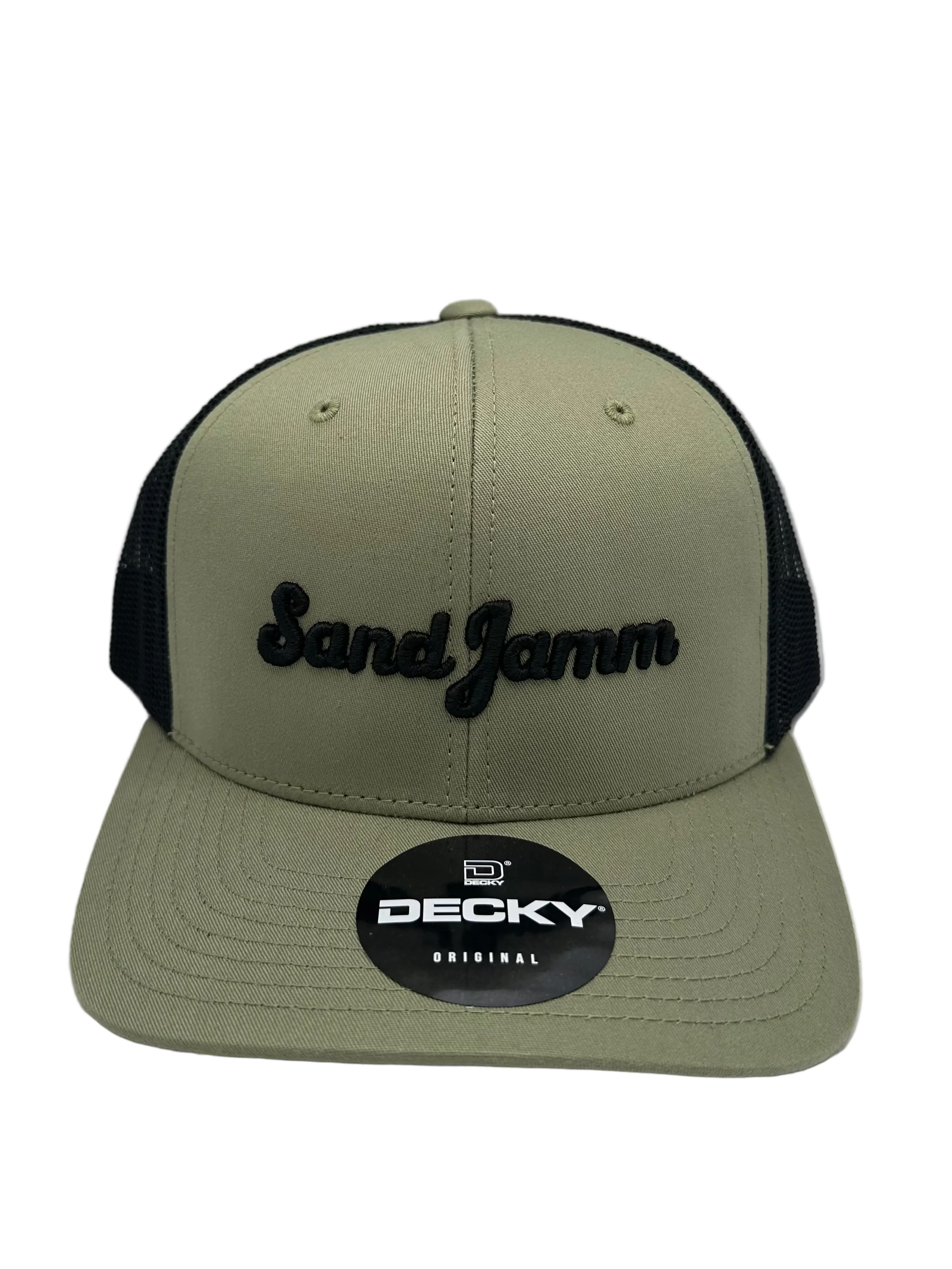 SJ HAT-GREEN/BLK