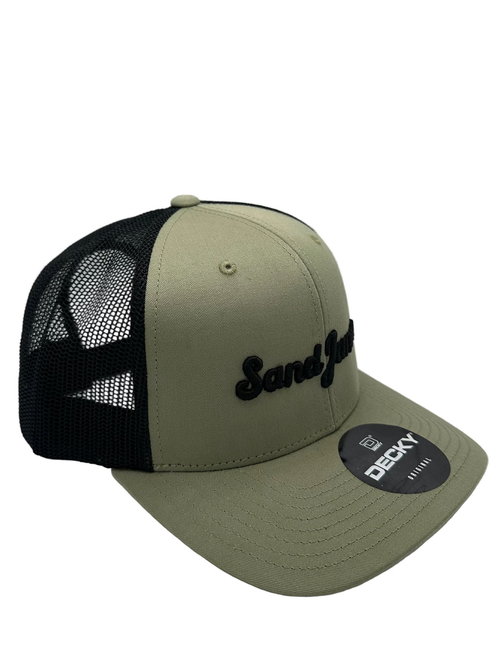 SJ HAT-GREEN/BLK
