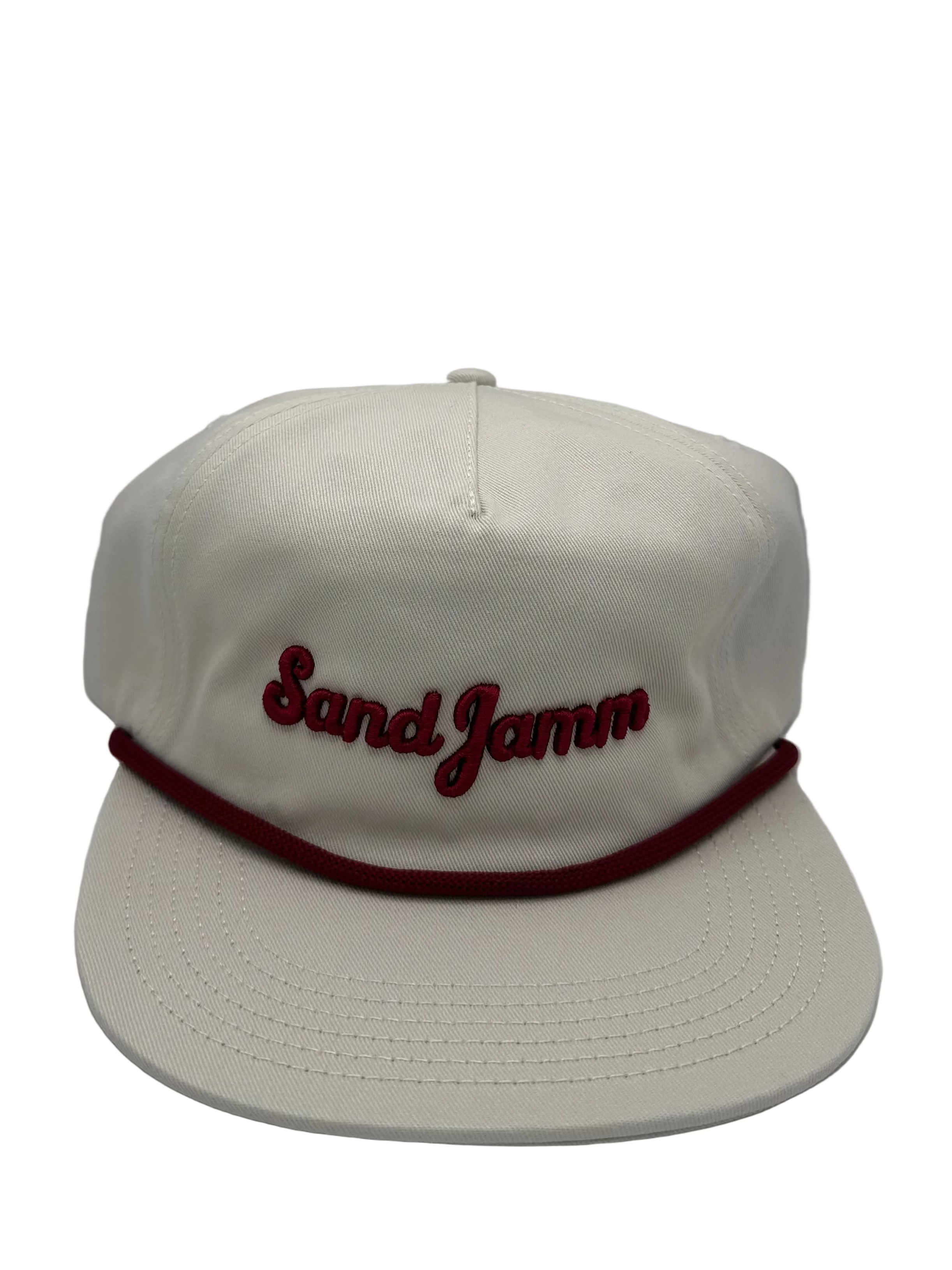 SJ HAT-CREAM/MAROON