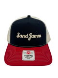 SJ HAT-NVY/BIRCH/RED