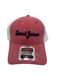 SJ HAT-RED/WHITE