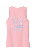 COASTAL BLUE/TANK-LT. PINK
