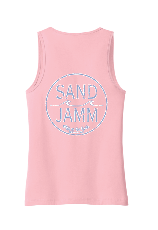 COASTAL BLUE/TANK-LT. PINK