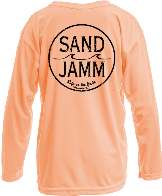 KIDS SUNSHIRT-PEACH
