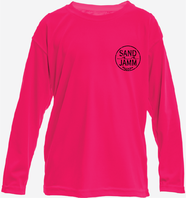 KIDS SUNSHIRT-SAFE/PINK