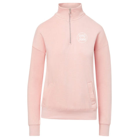 SJ DAKOTA-1/4 ZIP - CAMEO PINK