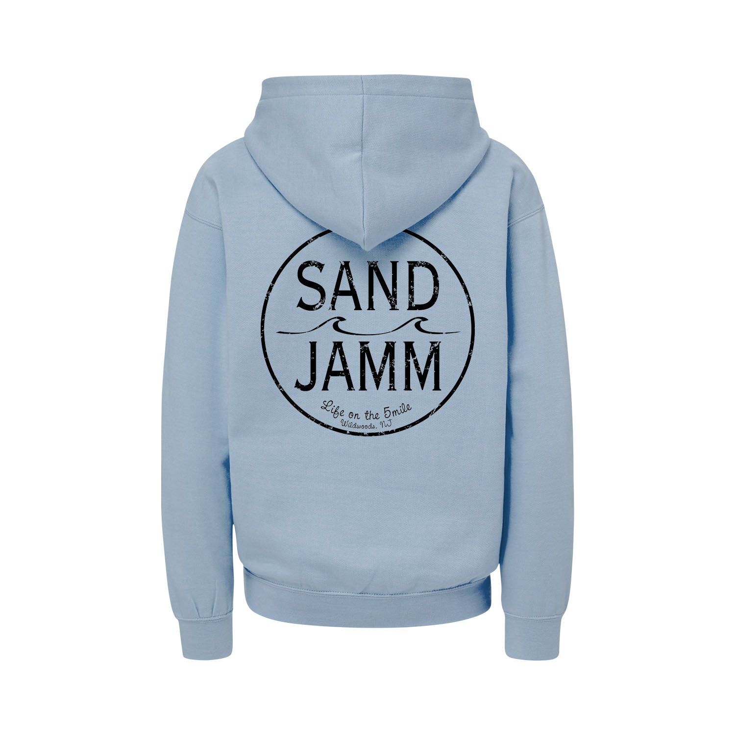 KIDS BUDDY/HOOD-LT.DENIM/HTR