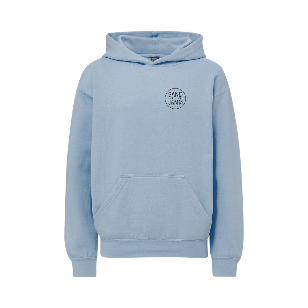 KIDS BUDDY/HOOD-LT.DENIM/HTR