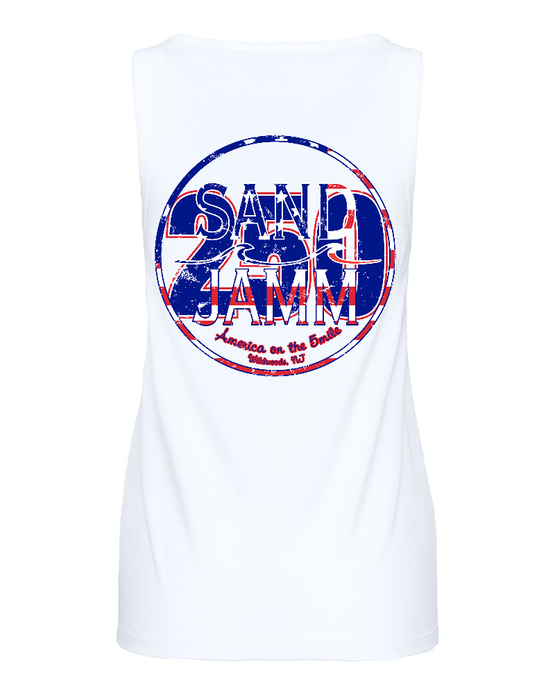 SJ LADIES USA 250TH - WHITE