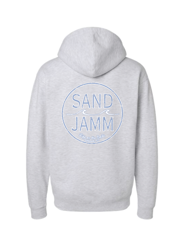 COASTAL BLUE HOOD - ASH HTR