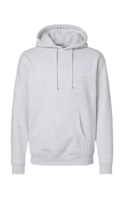 COASTAL BLUE HOOD - ASH HTR