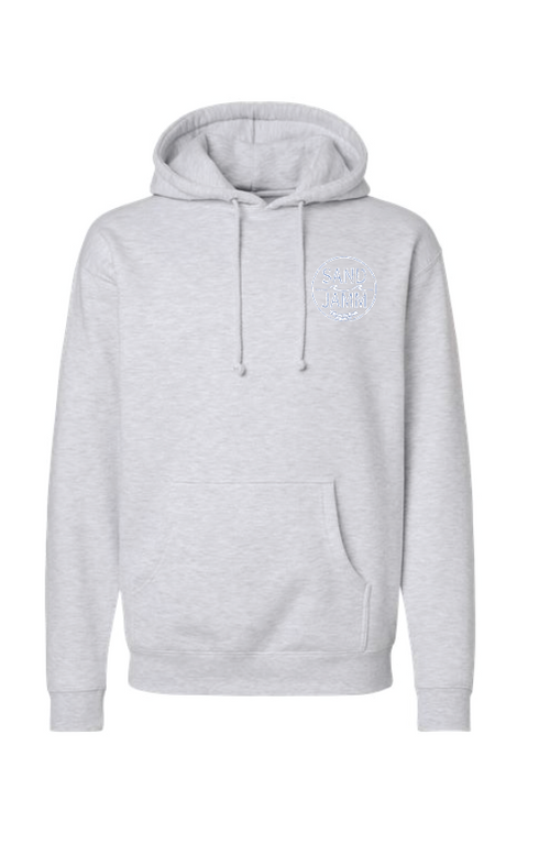 COASTAL BLUE HOOD - ASH HTR