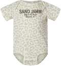 SJ ONESIE - NATURAL LEOPARD
