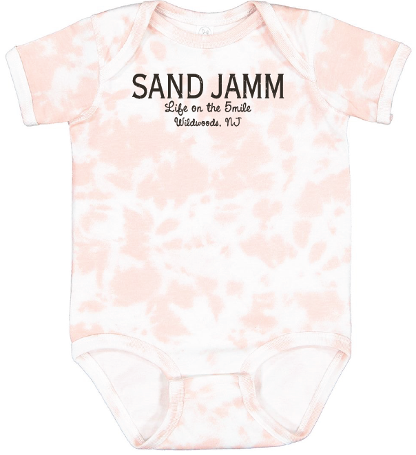 SJ ONESIE - TIE DYE/ROSE